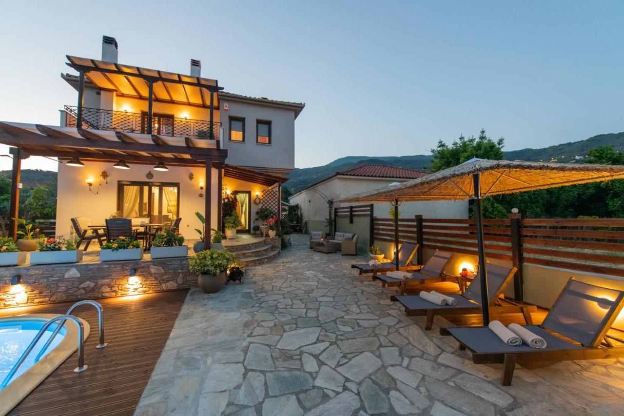 Villa Filyra Kato Gatzea Bagian luar foto