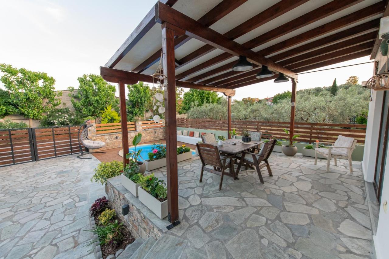 Villa Filyra Kato Gatzea Bagian luar foto