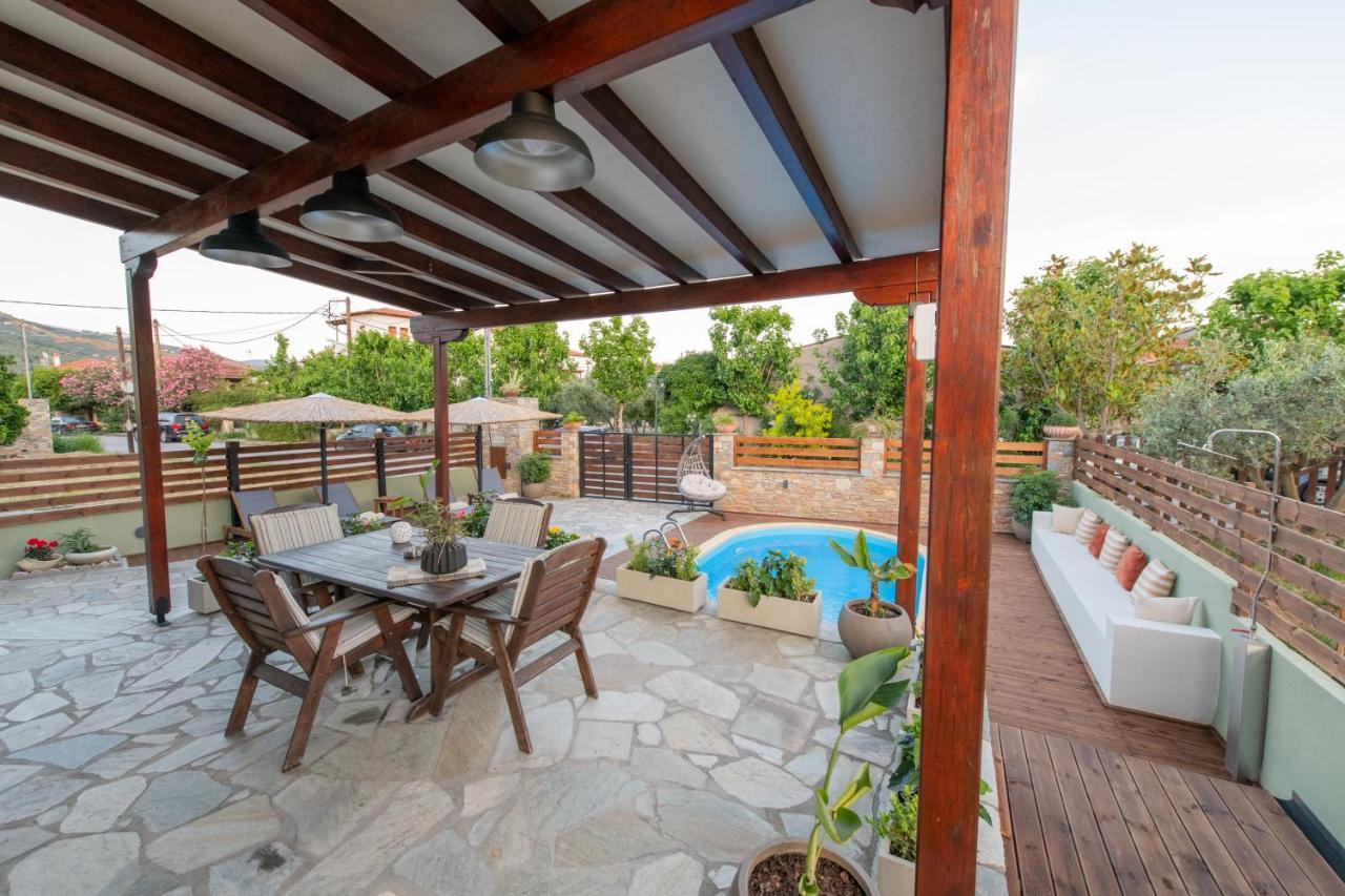 Villa Filyra Kato Gatzea Bagian luar foto