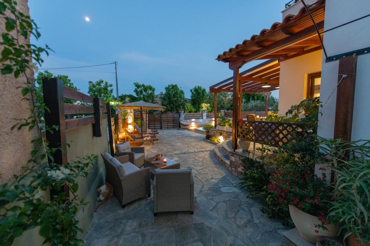 Villa Filyra Kato Gatzea Bagian luar foto